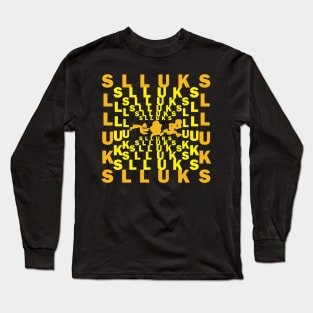 Super cool slluks brand letter logo and carton design Long Sleeve T-Shirt